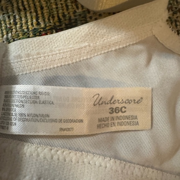 Underscore White Bra 36C - Picture 3 of 4